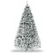 Pre-Lit Premium Snow Flocked Hinged Artificial Christmas Tree